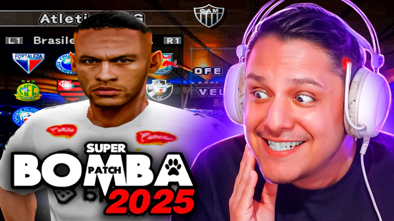 Joguei BOMBA PATCH 2025 no PS2! 🥹🎮 Nostalgia Pura