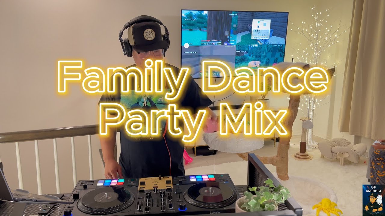 DJ Ancheta Family Dance Party Mix | Clean Pop Songs Kids Love | Justin Timberlake, Katy Perry