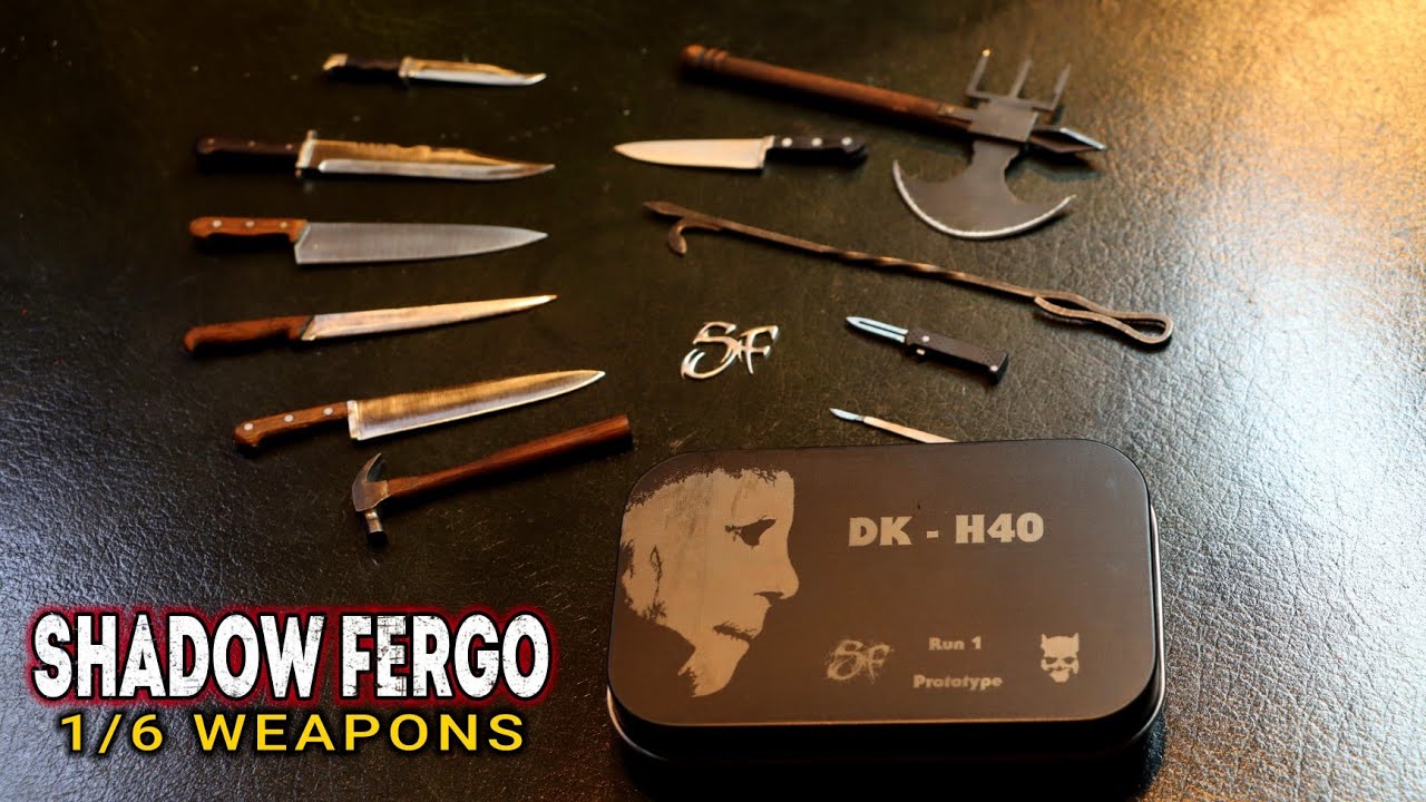 1/6 SCALE CUSTOM METAL & WOOD WEAPONS BY SHADOW FERGO ON INSTAGRAM