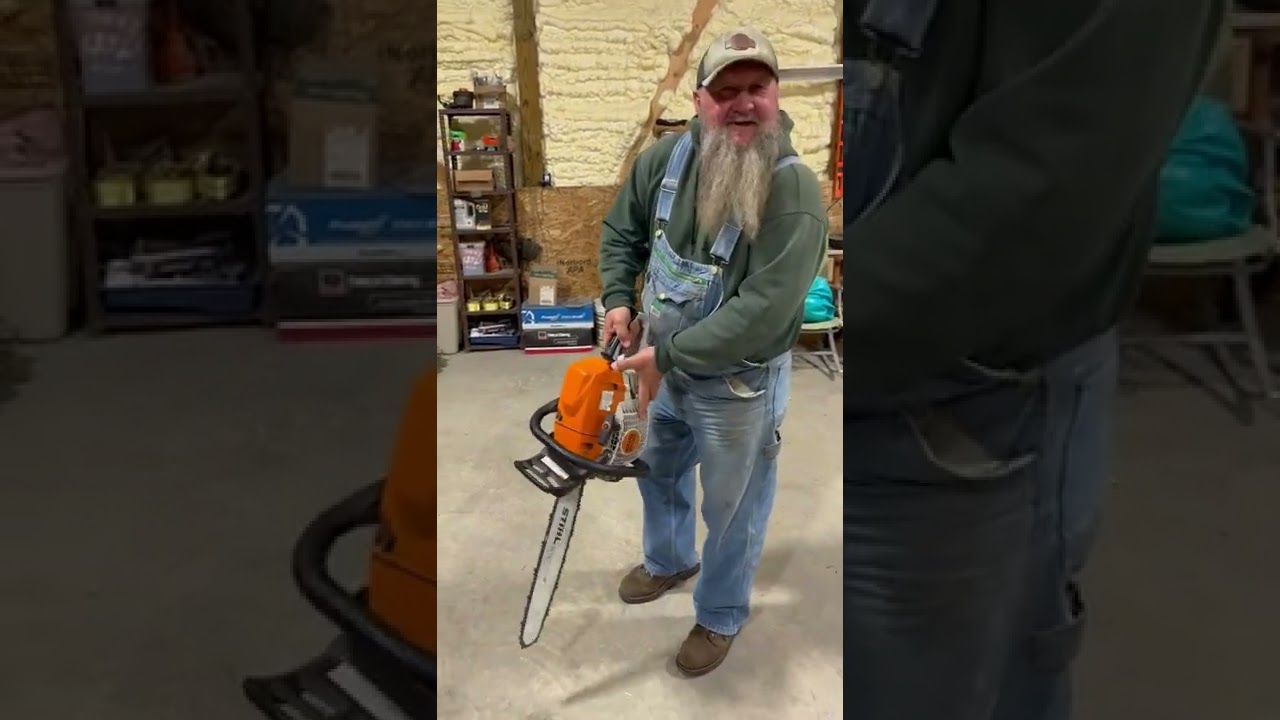 How to start a Stihl MS362