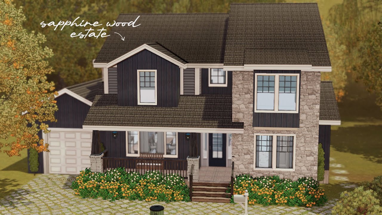 sapphire wood estate ⊹.˖ the sims 3: speed build #2