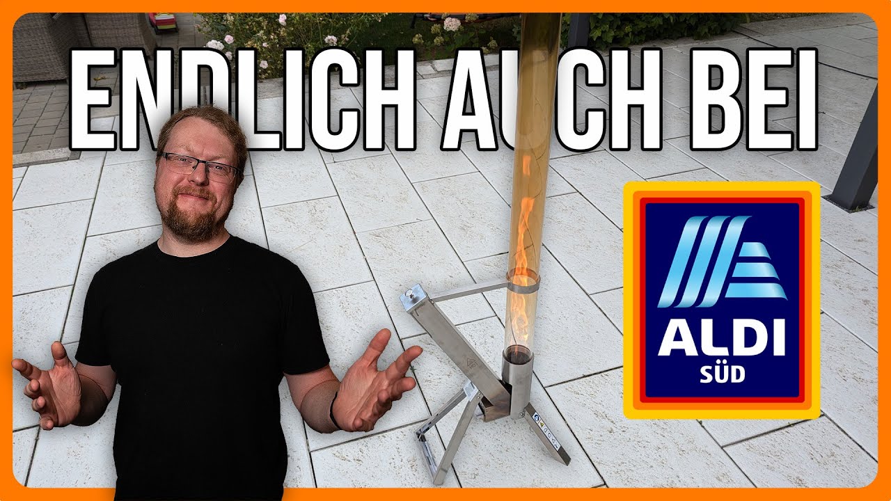 ALDI Feuerrohr | Die Pelletfackel f&uuml;r 99&euro; im Test