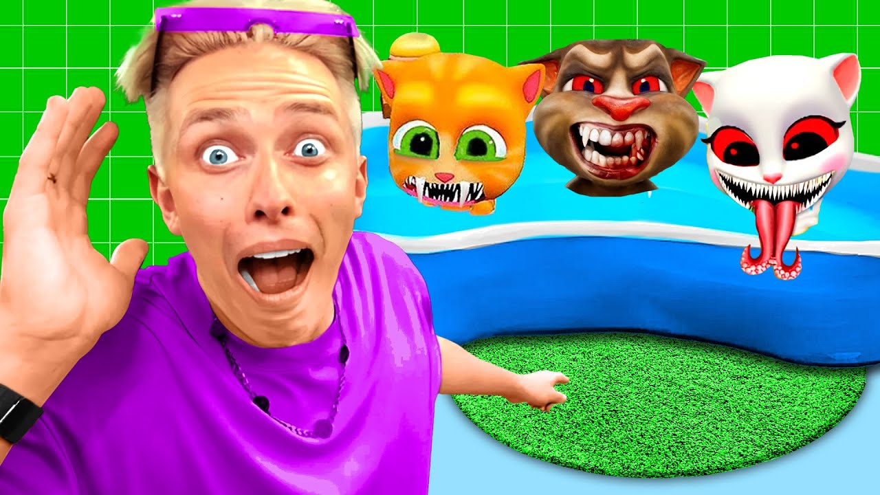 TOUS LES TALKING FRIENDS SONT VENUS CHEZ MOI! NE JOUEZ PAS TALKING TOM & FRIENDS À 3 HEURES DU MATIN