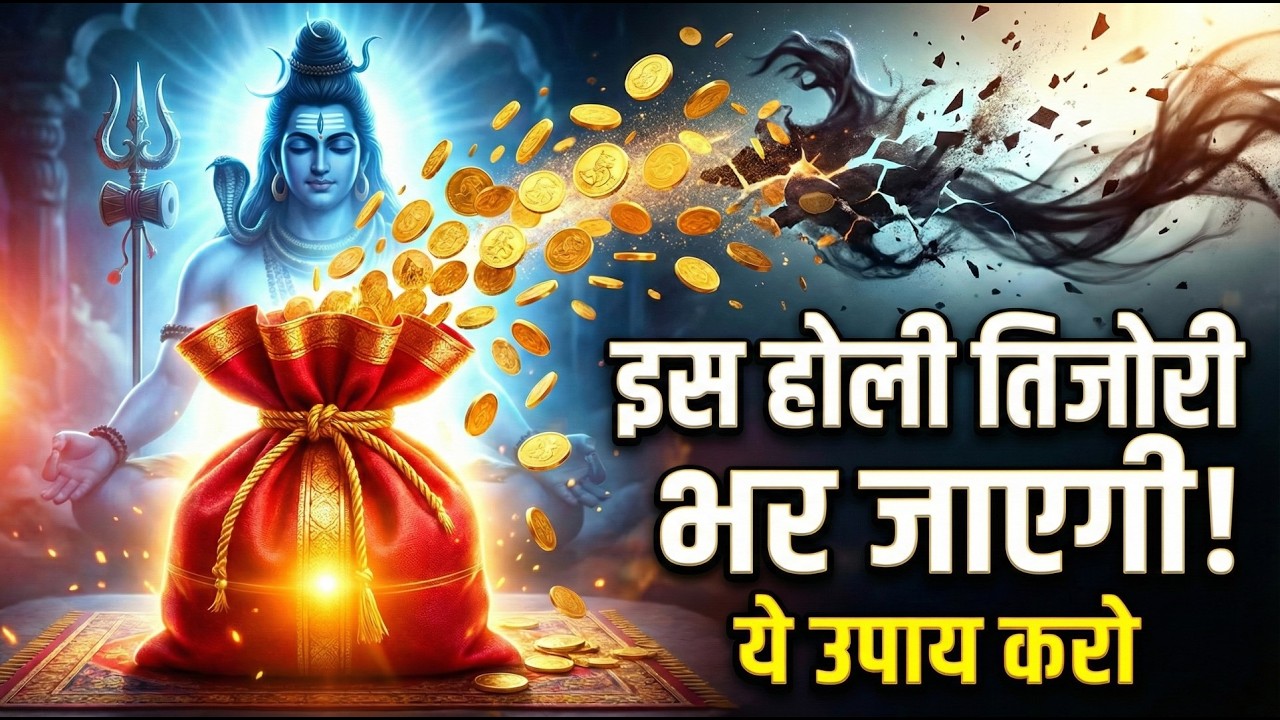 होलिका की राख से तिजोरी भरेगी? 😱 ये गुप्त उपाय रातों-रात धन आकर्षित करेगा! #holi2026 #holiupay