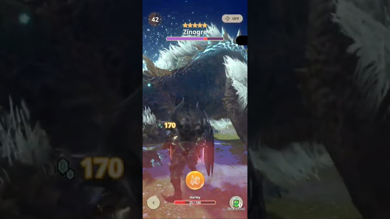 lance G5/1 legiana vs *5 Zinogre | Monster Hunter Now