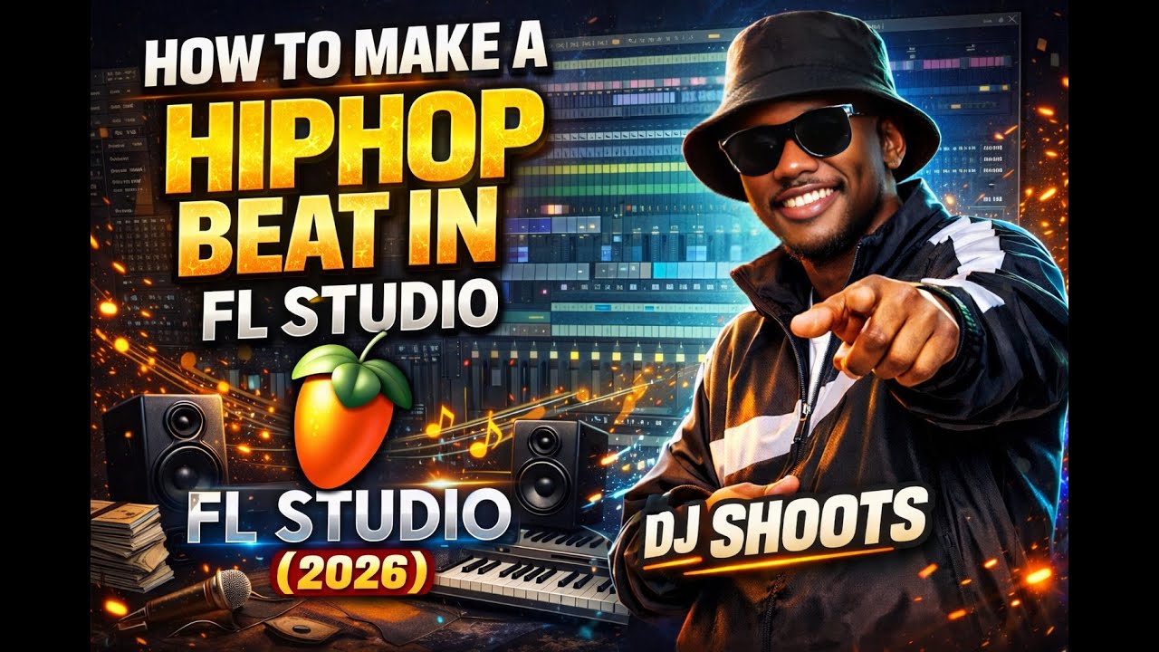 How to make a Hiphop Beat in FL Studio with DJ Shoots (In The Building)