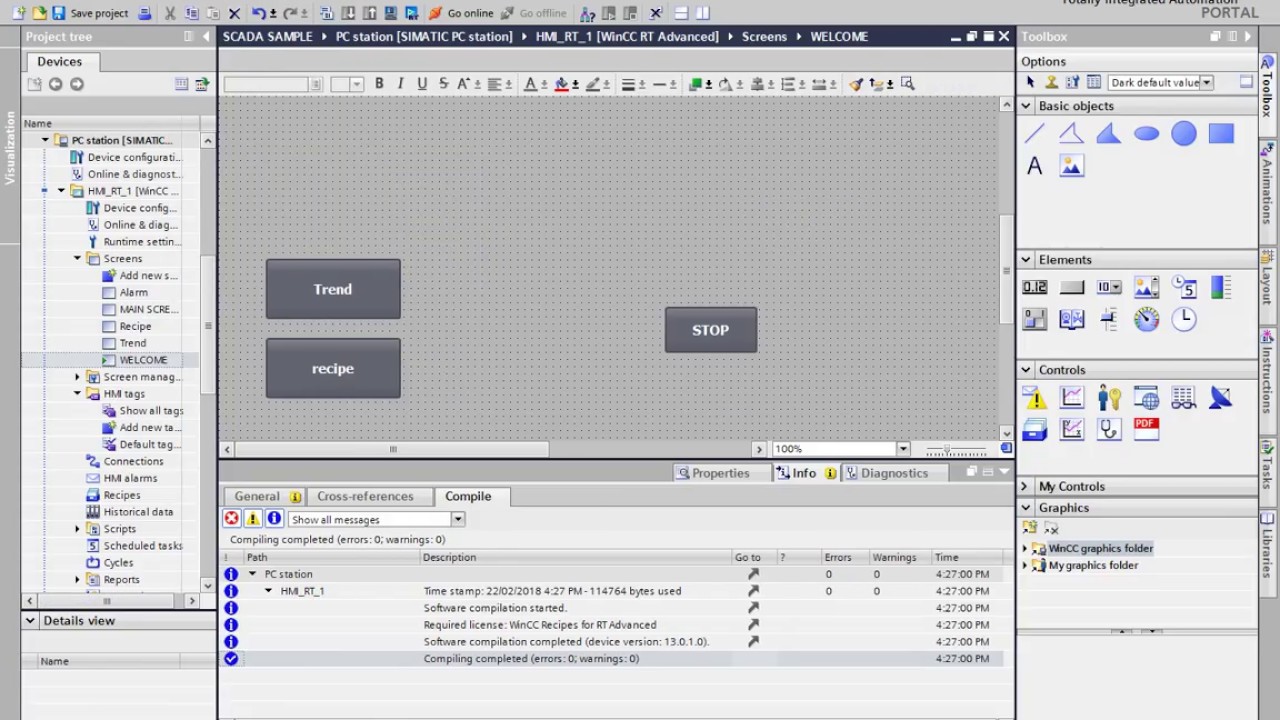 Alarm Configuration in RT Advanced using TIA Portal