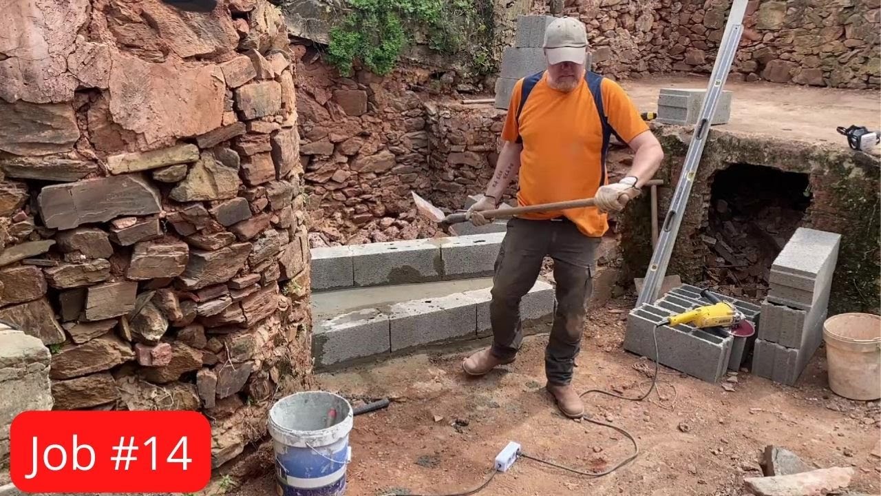 Building garden steps