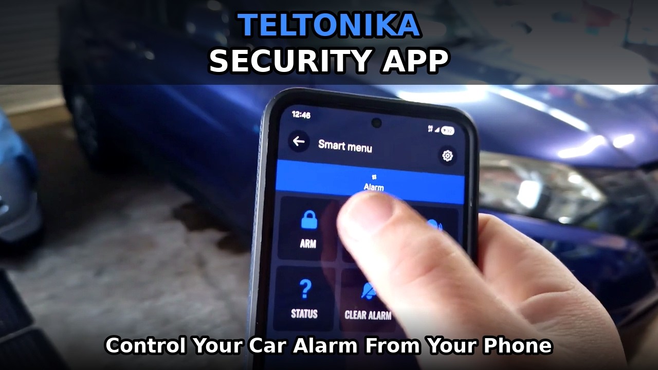 Teltonika Security App - Control your car alarm with your phone