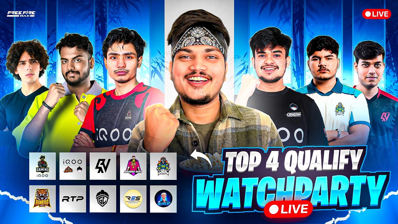 LIVE🔴 FREE FIRE TOURNAMENT TSG VS TG VS S8UL TOP 4 TO GRAND FINALS -TSG RITIK