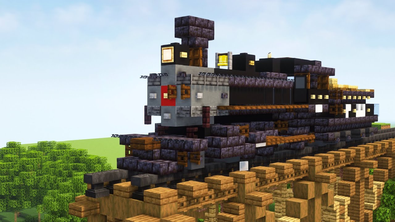 Minecraft Back to the Future 3 Steam Train Tutorial