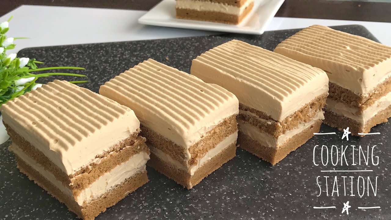 เค้กกาแฟ หน้าวิปครีมชีส | Coffee Sponge Cake With Whipped Cream Cheese Frosting Recipe