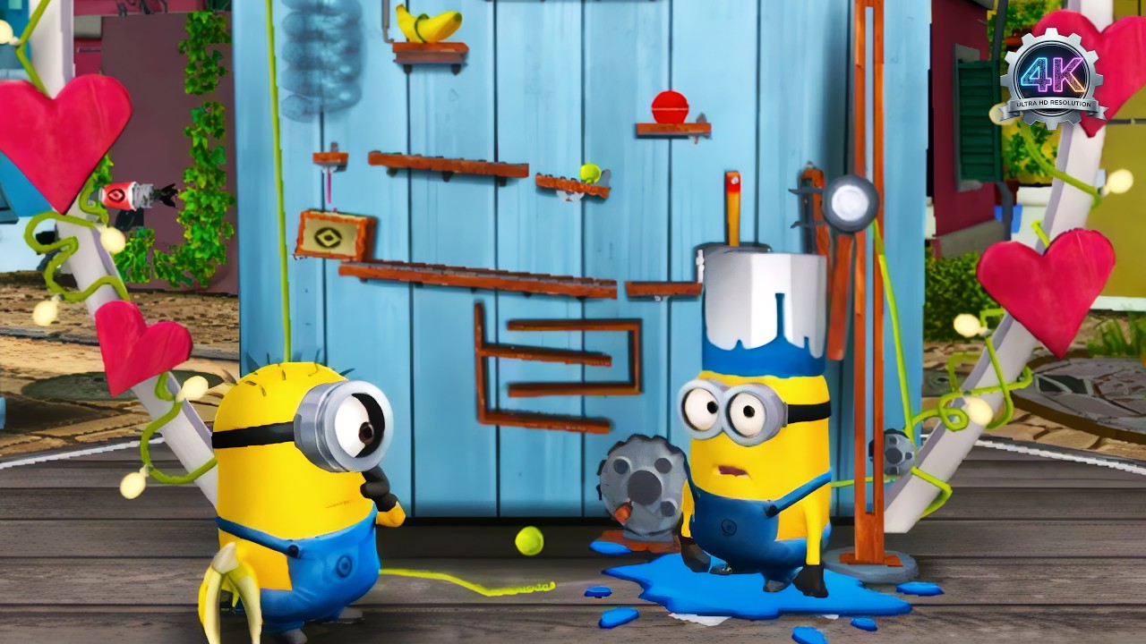 Minion Rush Old Version 🏜️ The Pyramids Full GAMEPLAY 🏺 on PC in 4K!🍌