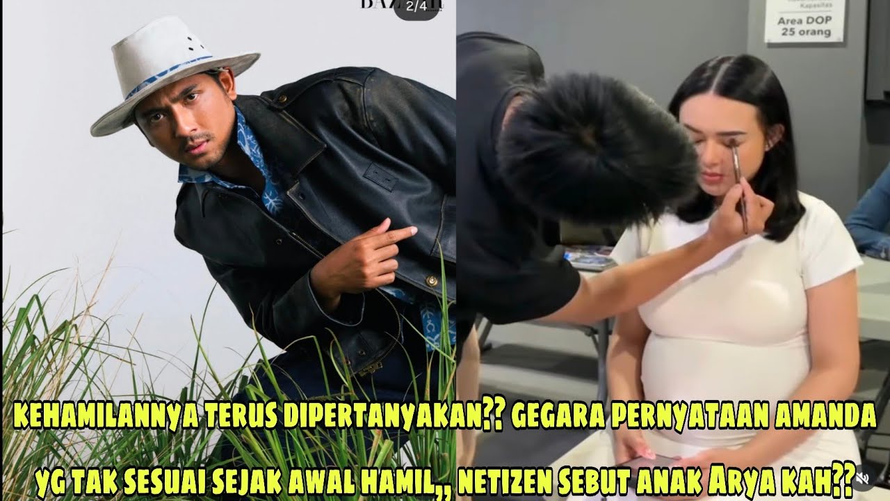 Heboh..!! Gegara pernyataan amanda yg sebut hamil 7bulan tak sesuai,, netizen sebut anak Arya kah??