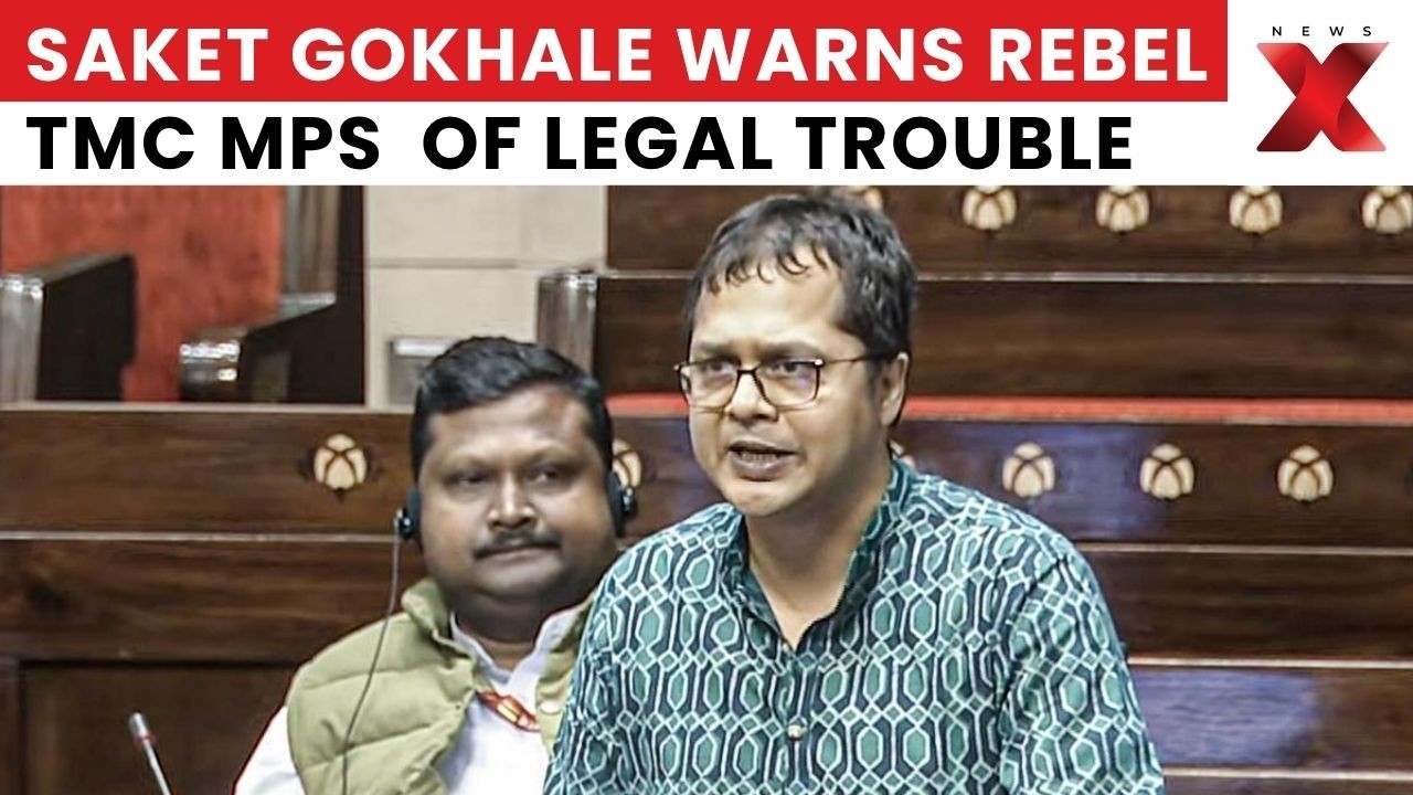 Saket Gokhale Warns Rebel TMC MPs Over Anti-Defection Law | NewsX | TMC Rebels |