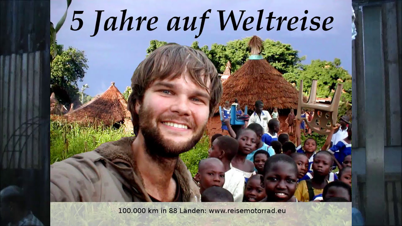 5 Jahre auf Weltreise Motorrad Reisevortrag auf dem AfricaTwin Treffen 88 Länder 100.000 km