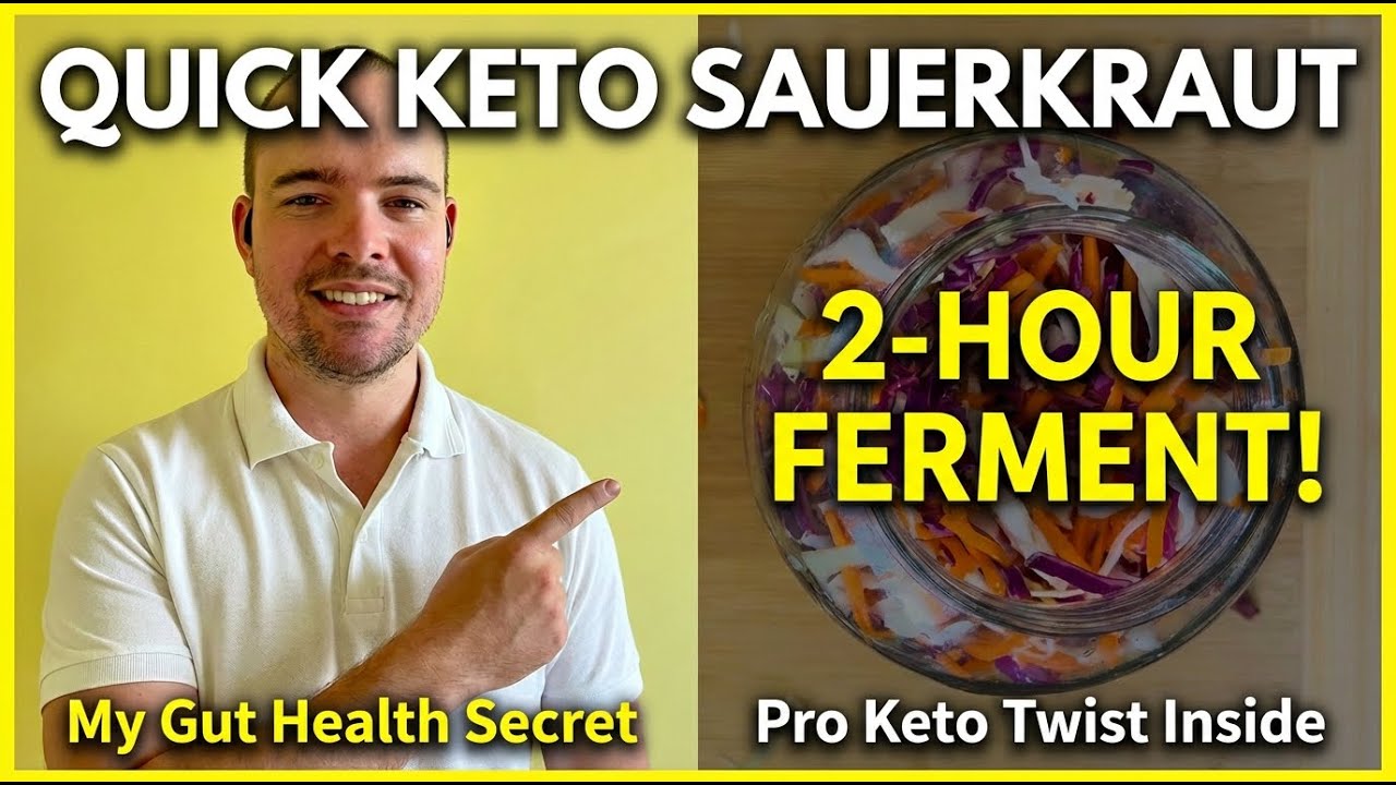 My 2-Hour 'Cheat' Sauerkraut (Gut Health Staple)