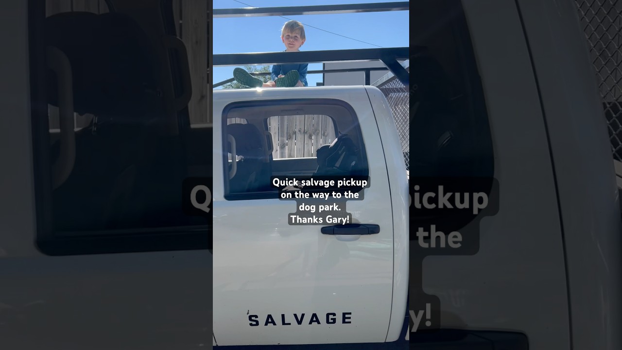 Salvage work can be as simple as picking up materials and posting them for sale. #selfemployed
