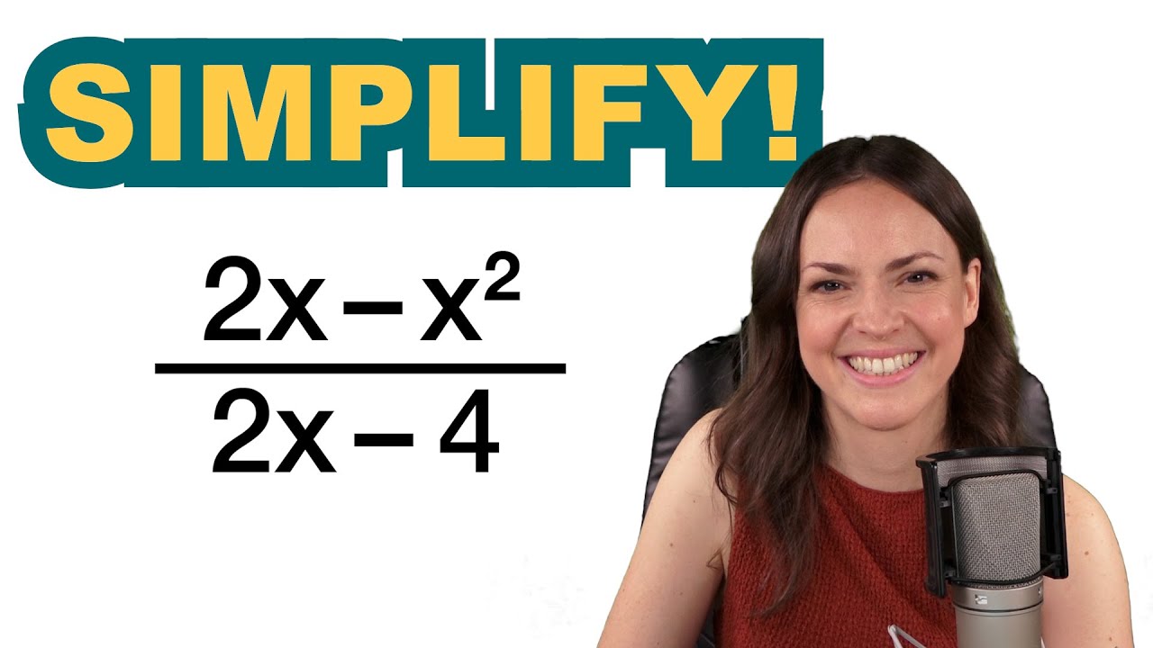 Simplify as much as possible! – Fractions with variables