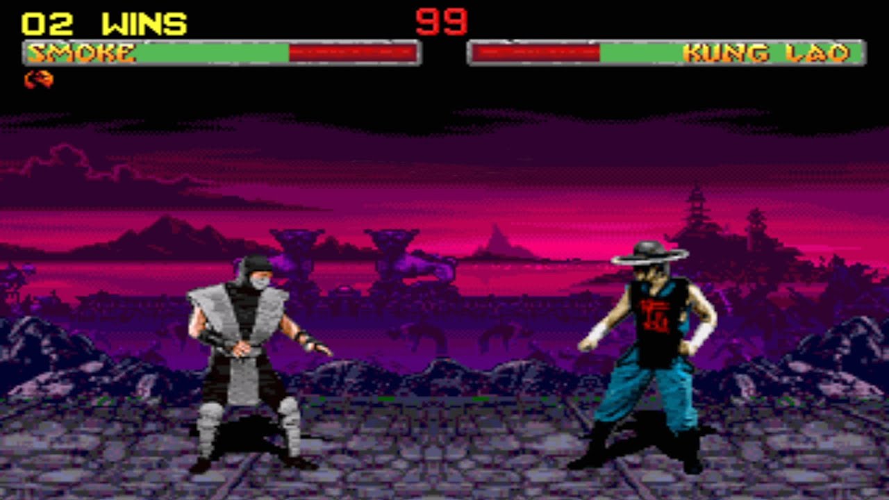 Mortal Kombat II [32X] - play as Smoke