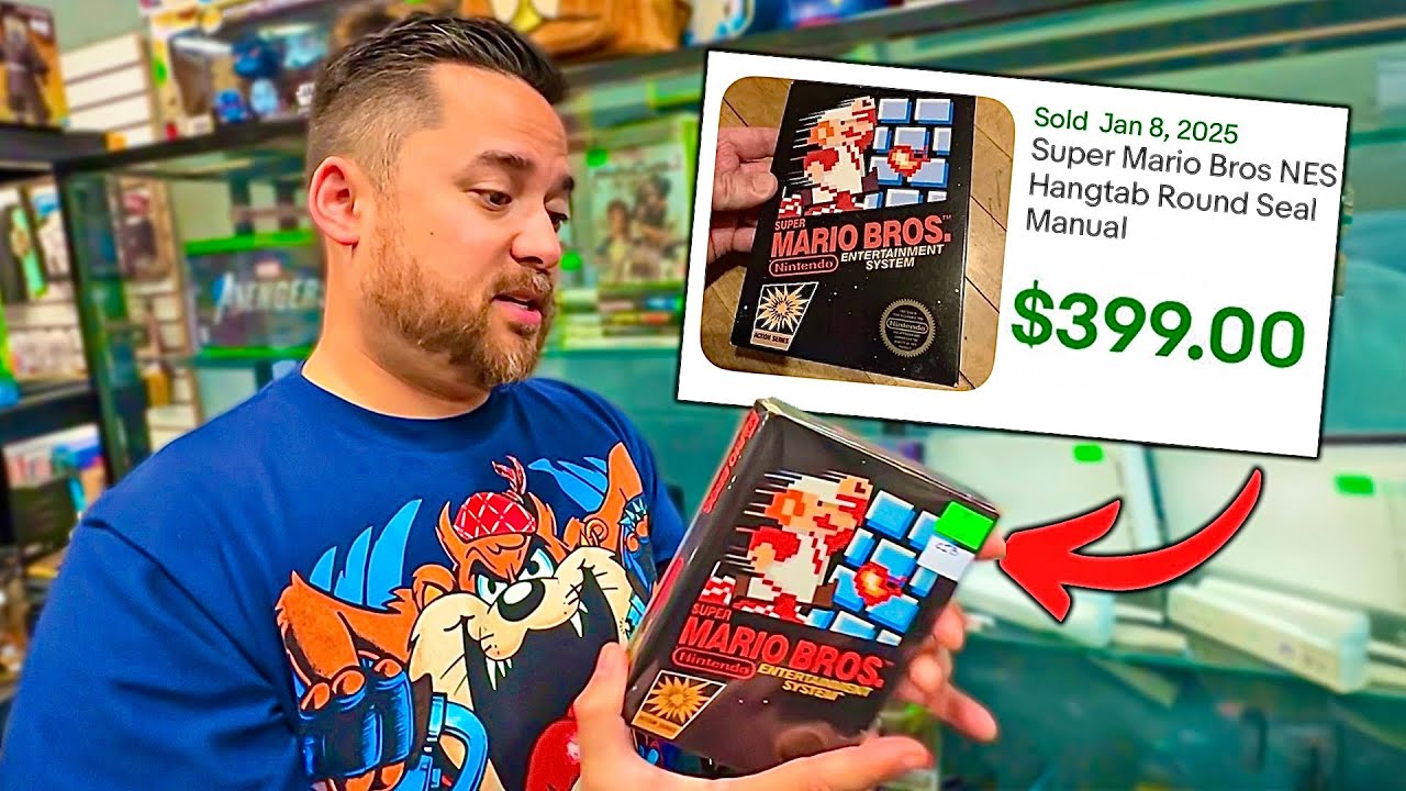 I went Thrifting & Found Rare Video Games