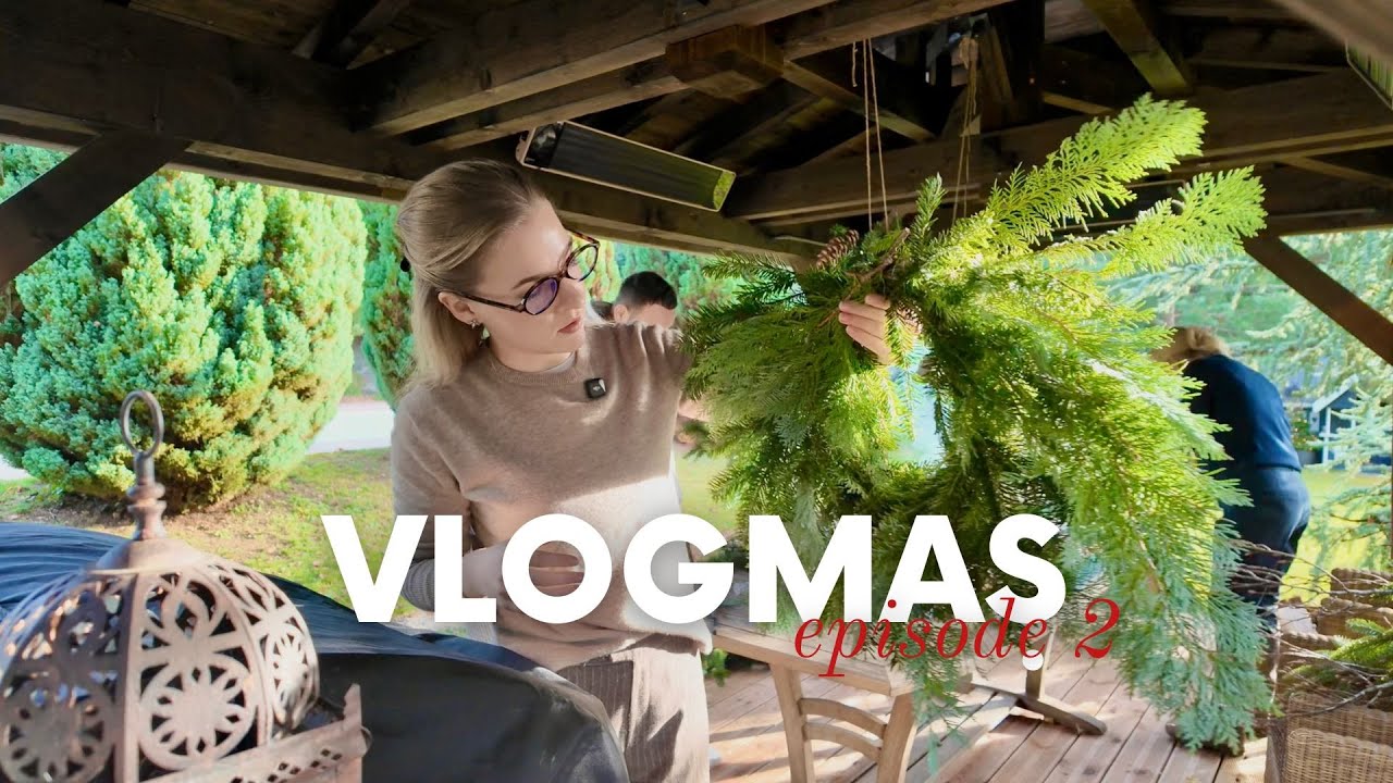Vlogmas : On fait nos propres couronnes de Noël, les meilleurs Bitterballen des Pays Bas