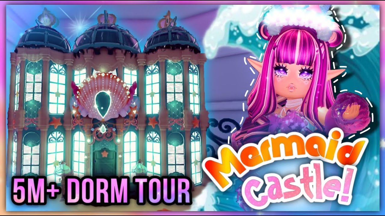 I SPENT 5 MILLION DIAMONDS FOR A Mermaid Dorm in Royale High🧜‍♀️ | Roblox Royale High Dorm Tour!