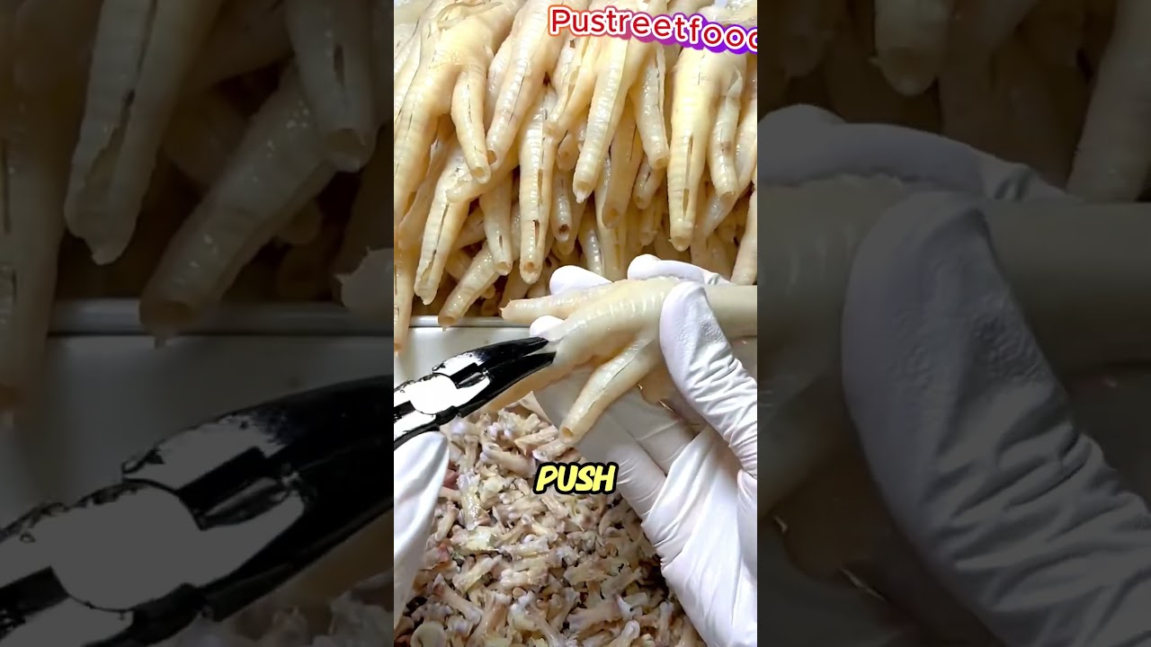 How to Debone Chicken Feet Easily Without Tearing #foodtips