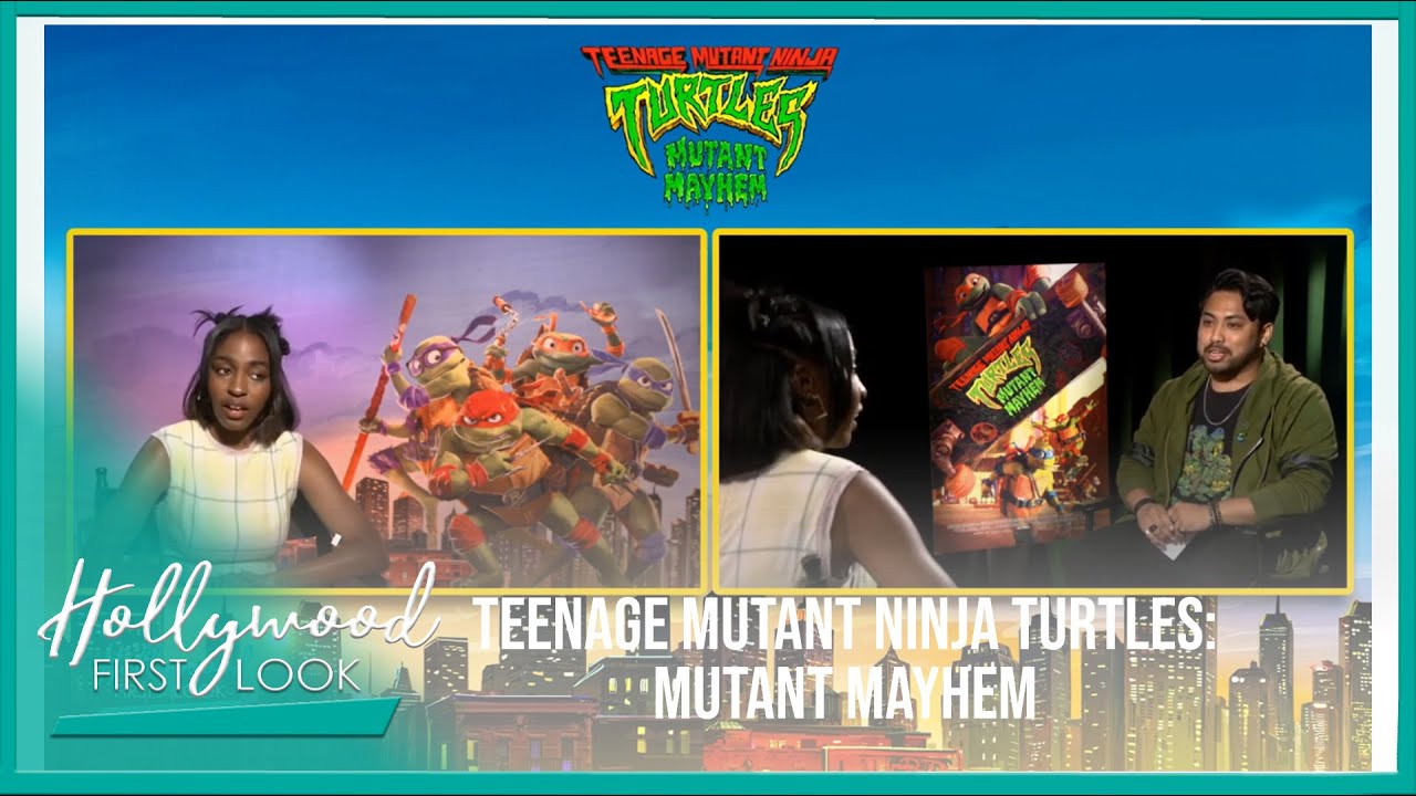 TEENAGE MUTANT NINJA TURTLES: MUTANT MAYHEM (2023) | Interviews with Ayo Edebiri, Ice Cube, Jeff...