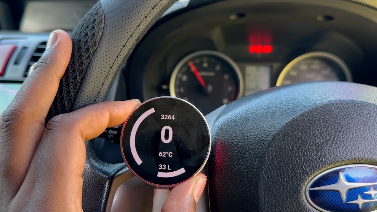 DIY Car HUD with Viewe ESP32-S3 AMOLED Display + OBD2 (ELM327 BLE) | LVGL Dashboard