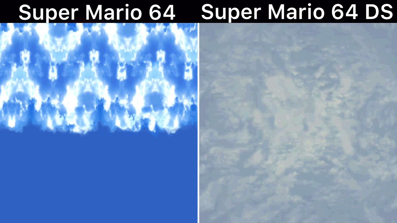 Mario 64 skyboxes