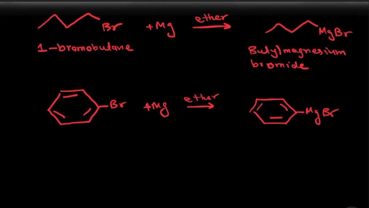 Synthesis of Grignard Reagent with advanced Question problems
