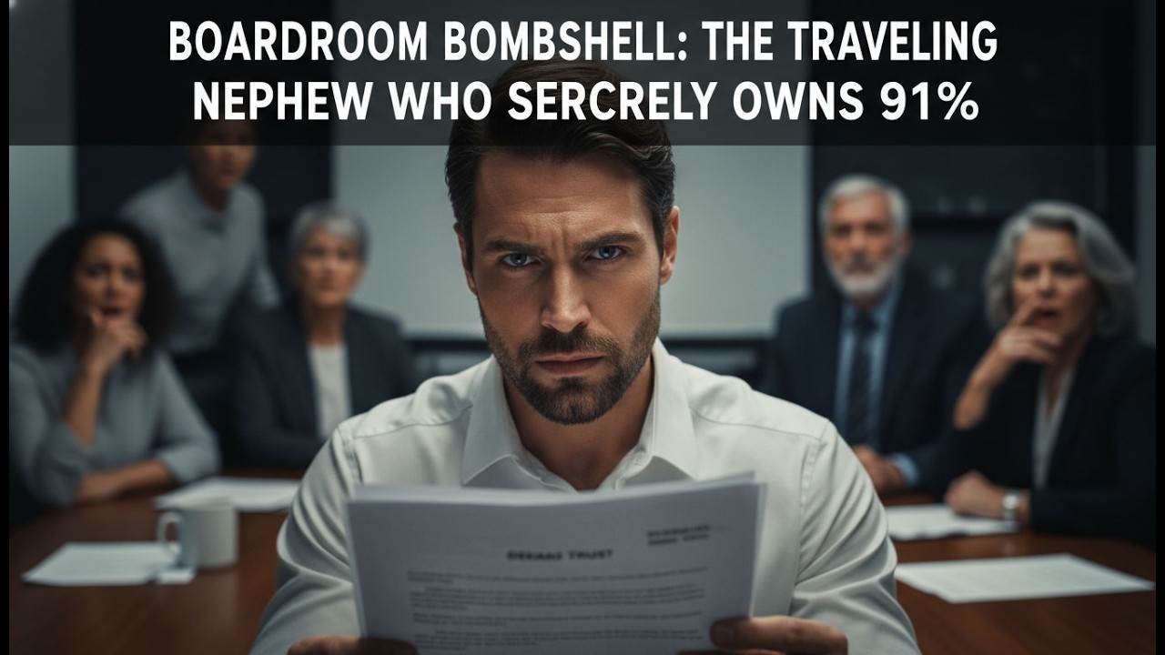 Boardroom Bombshell: The Underestimated Nephew Who Owned 91% All Along