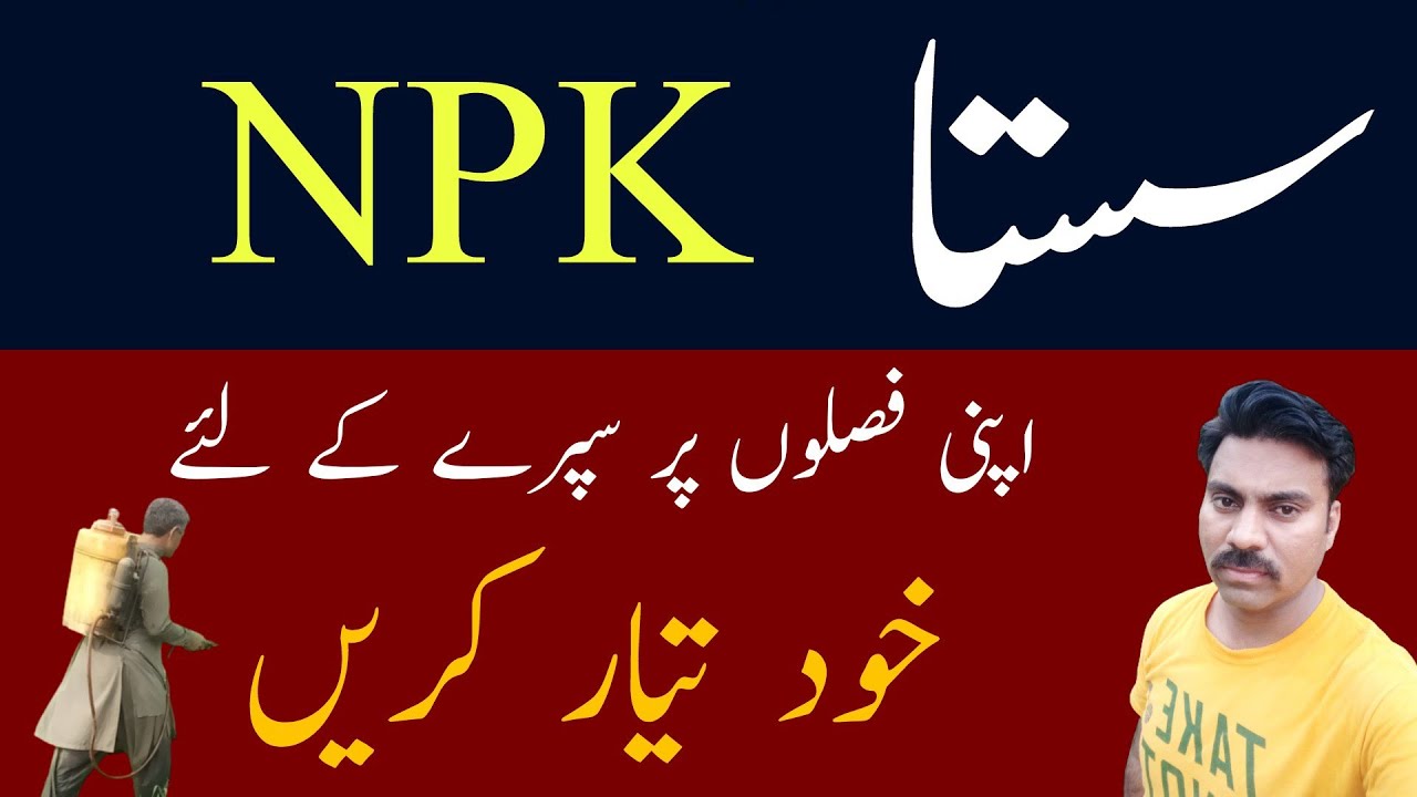 Easy method to prepare NPK for foliar application |Abid Ali Agrarian
