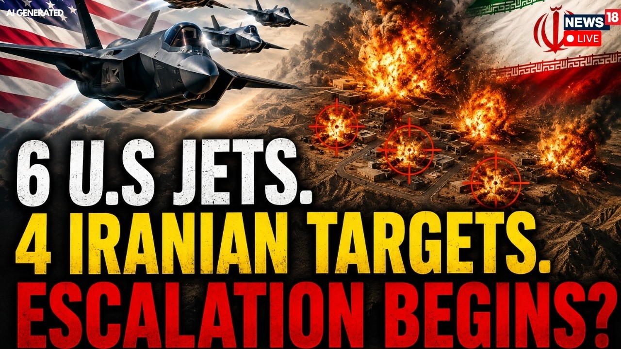 US-Iran War LIVE: US Strikes 4 Iran Targets Near Strait of Hormuz After Cargo Ship Attack Response