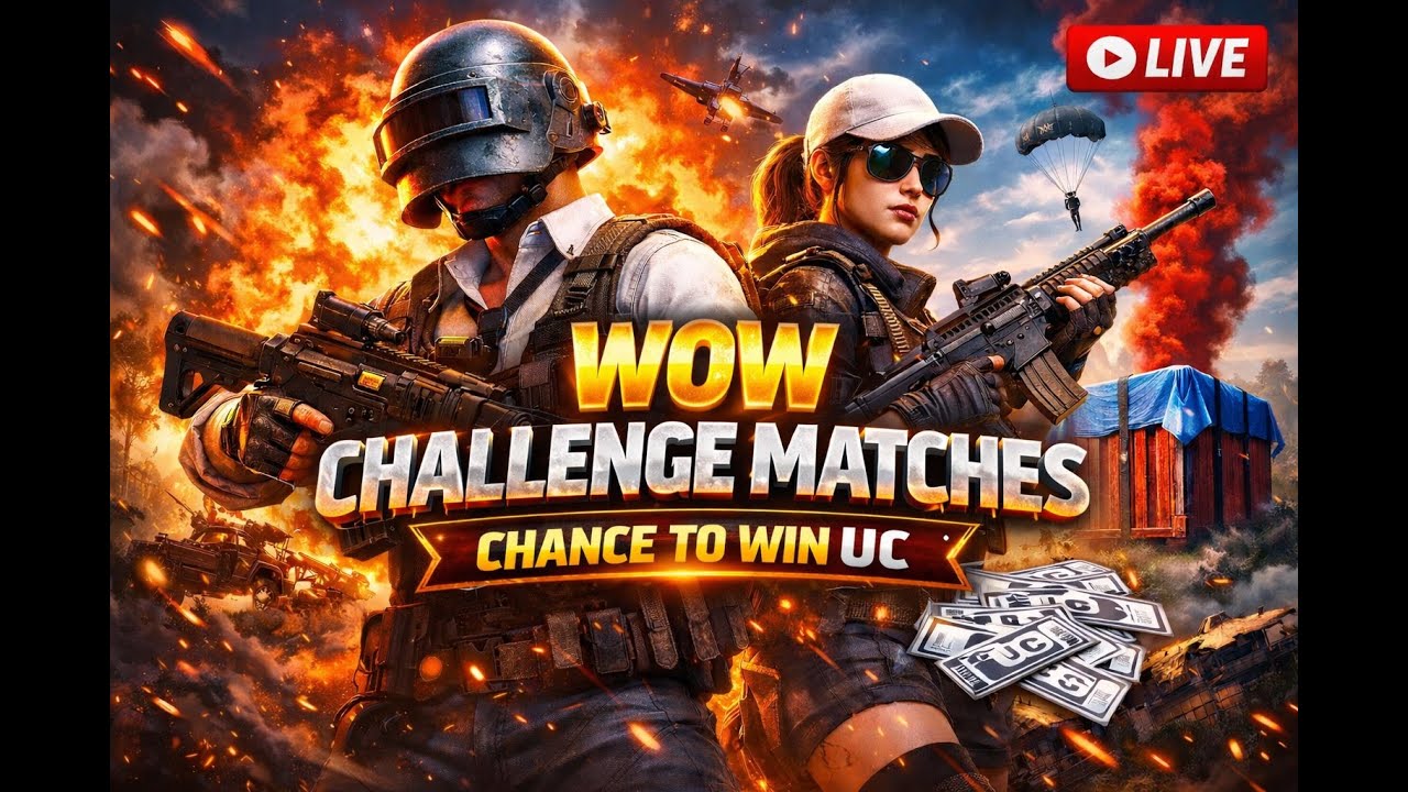 🏅 PUBG Mobile LIVE: Wow Challenges Matches Daily!