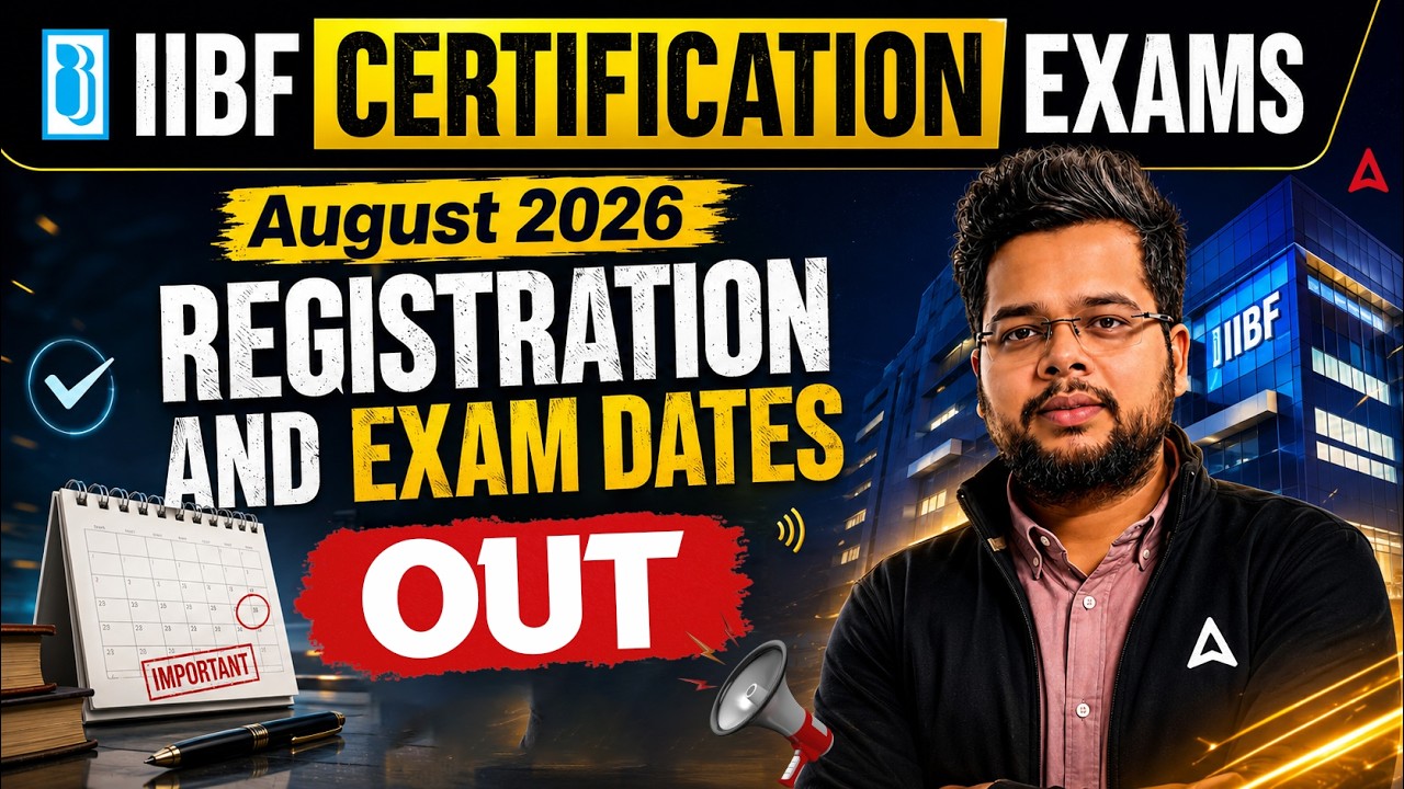 IIBF Certificate Exam 2026 | August 2026 Registration and Exam Date Out! Kinshuk Sir
