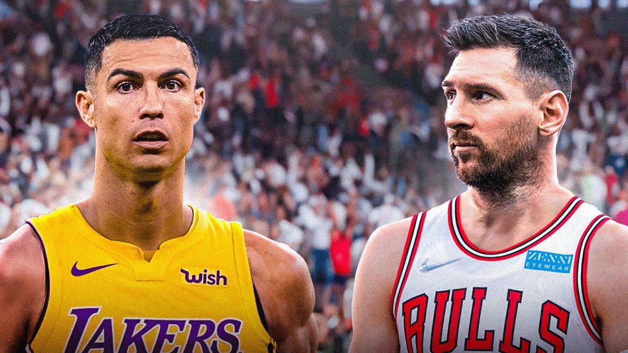 Puse a Messi y a Cristiano Ronaldo en la NBA 🏀