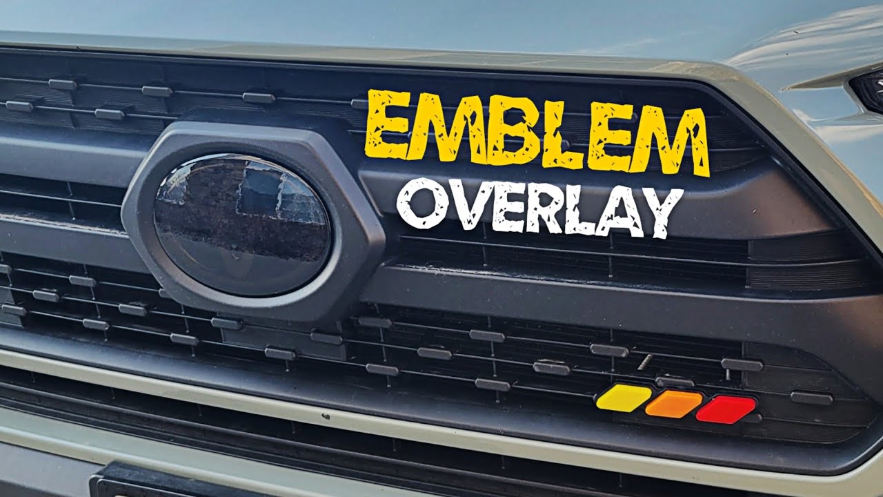 Toyota Emblem Overlay - Lamin-X review and install