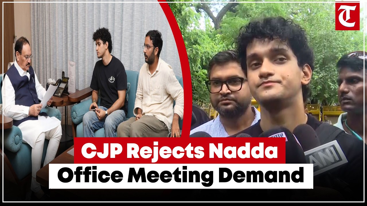 CJP rejects JP Nadda office meeting, seeks neutral venue near Jantar Mantar | Saurav Das speaks