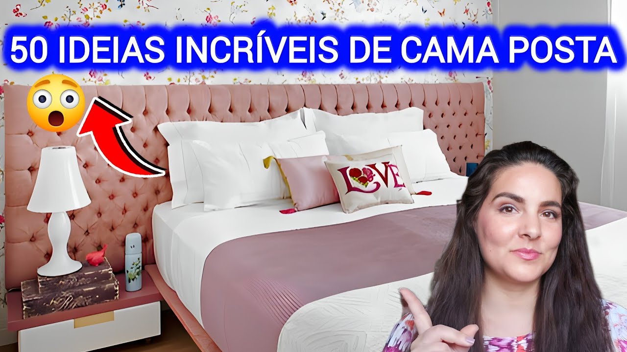 50 Ideias de Cama Posta Simples para Deixar Seu Quarto Lindo e Confort&aacute;vel - cama posta como fazer