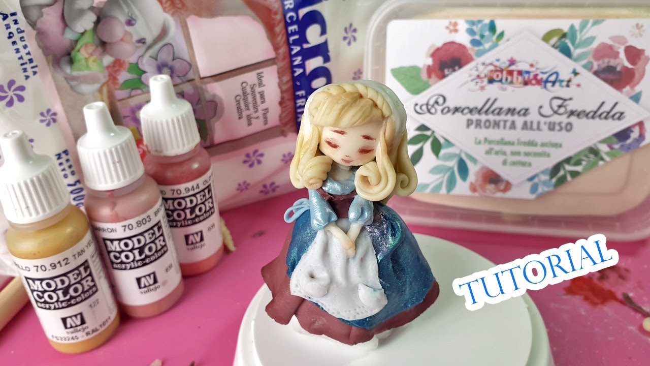 🦋Tutorial completo personaggio 3D in porcellana fredda🦋