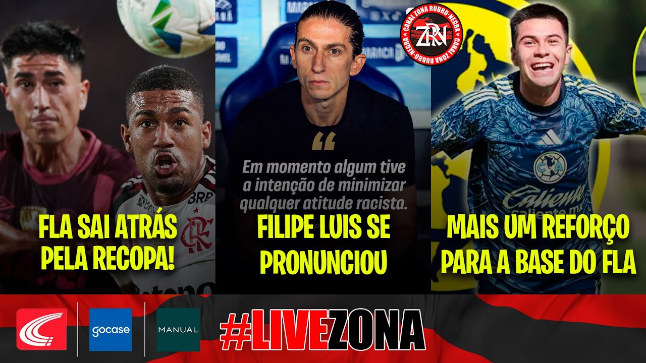FLA SAI ATRÁS PELA RECOPA! | FILIPE LUÍS SE PRONUNCIA APÓS FALA POLÊMICA | MAIS UM REFORÇO PRA BASE
