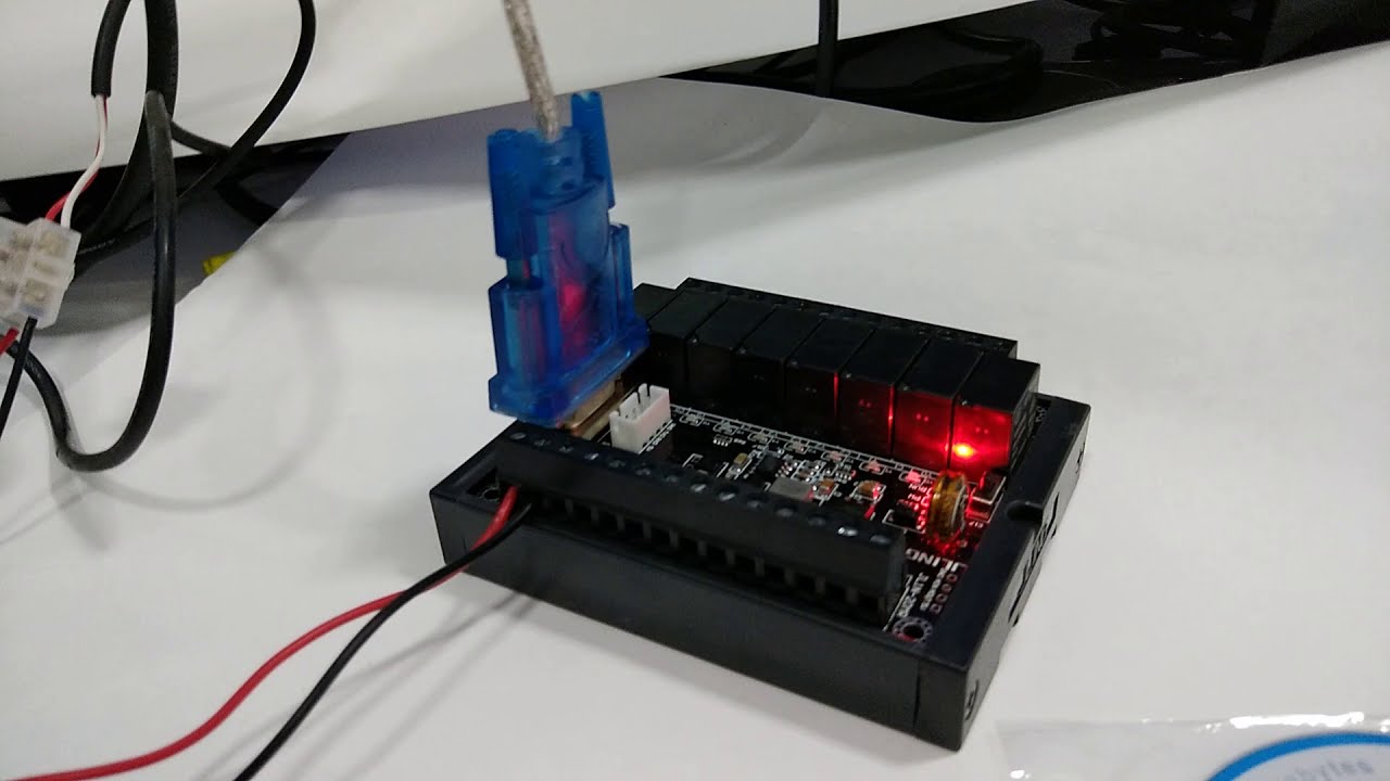 Como se comunicar com o CLP FX1N-20MR (JL1N-20MR) pelo PC