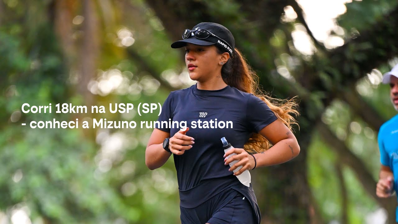 Mini vlog do primeiro longo na USP | Conheci a Mizuno Running Station 