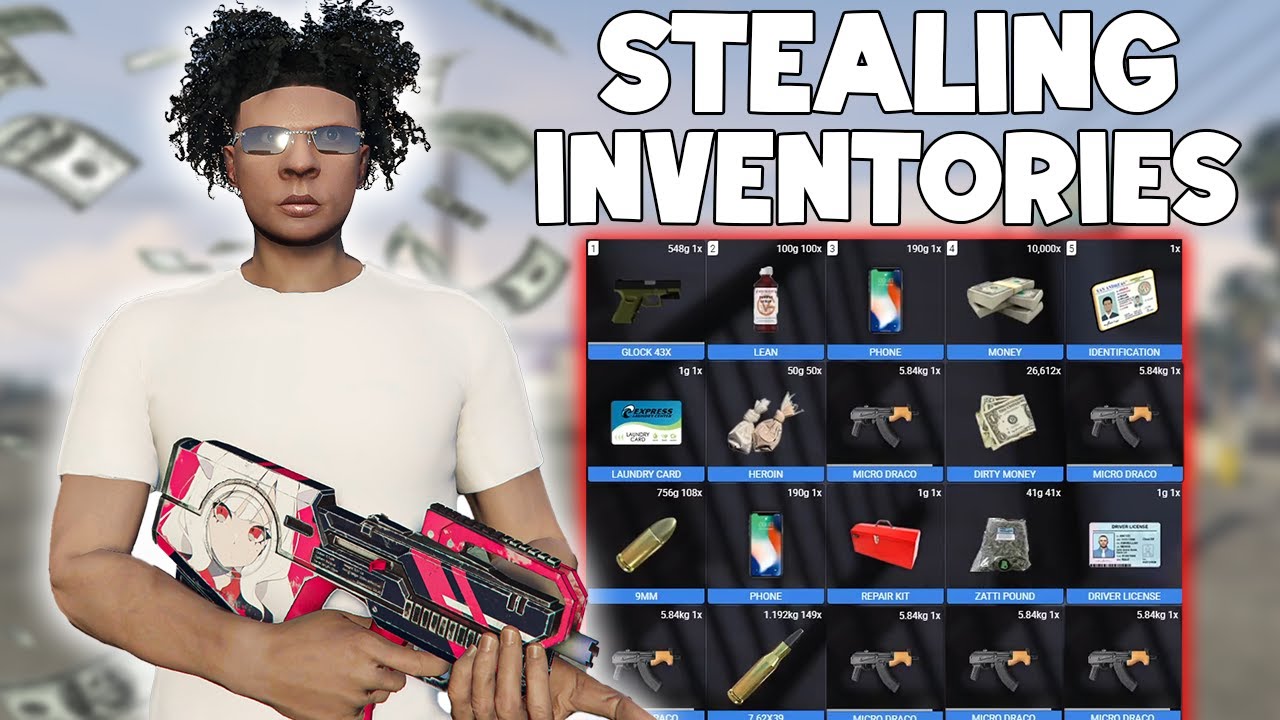 Stealing Inventories From Cringe Hood Roleplayers (GTA TROLLING)