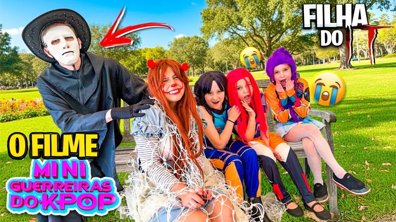 O FILME DA FILHA DO IT A COISA FOI SEQUESTRADA PELO VILÃO DAS GUERREIRAS DO KPOP SAJA BOYS