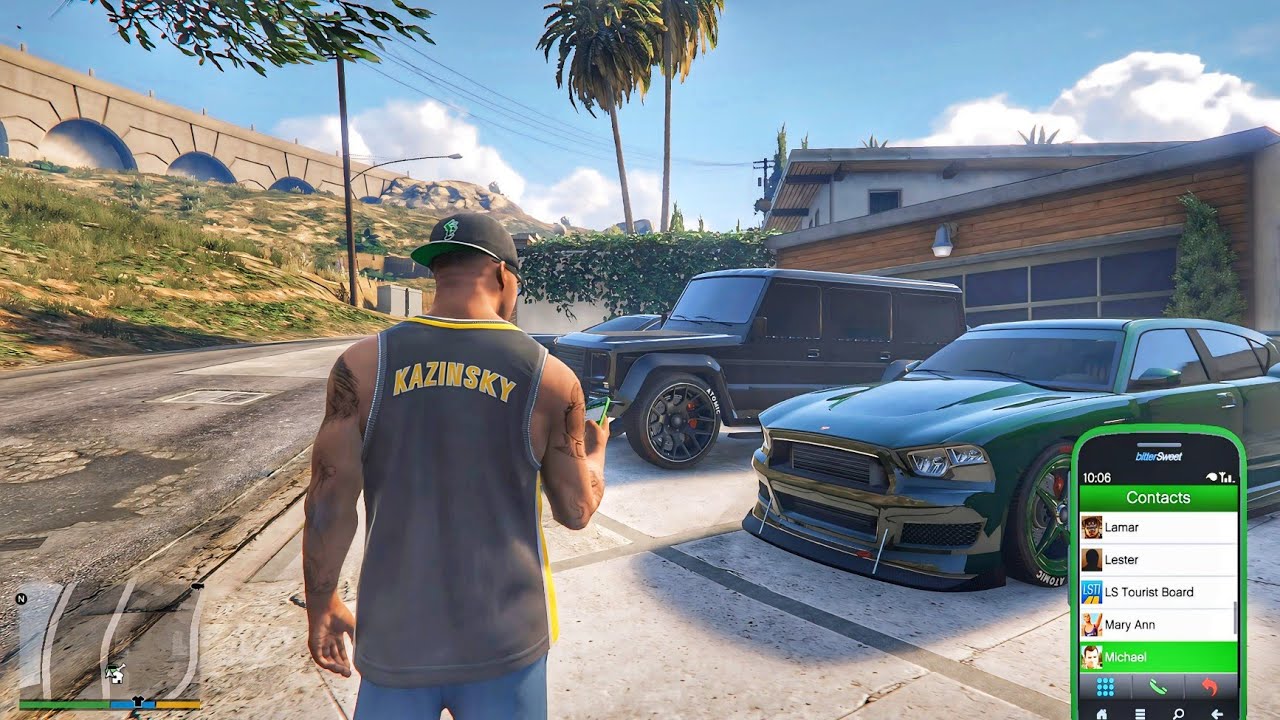 Gta V Enchanted - Franklin Bought a New Luxury Car — Then Called His Best Friends