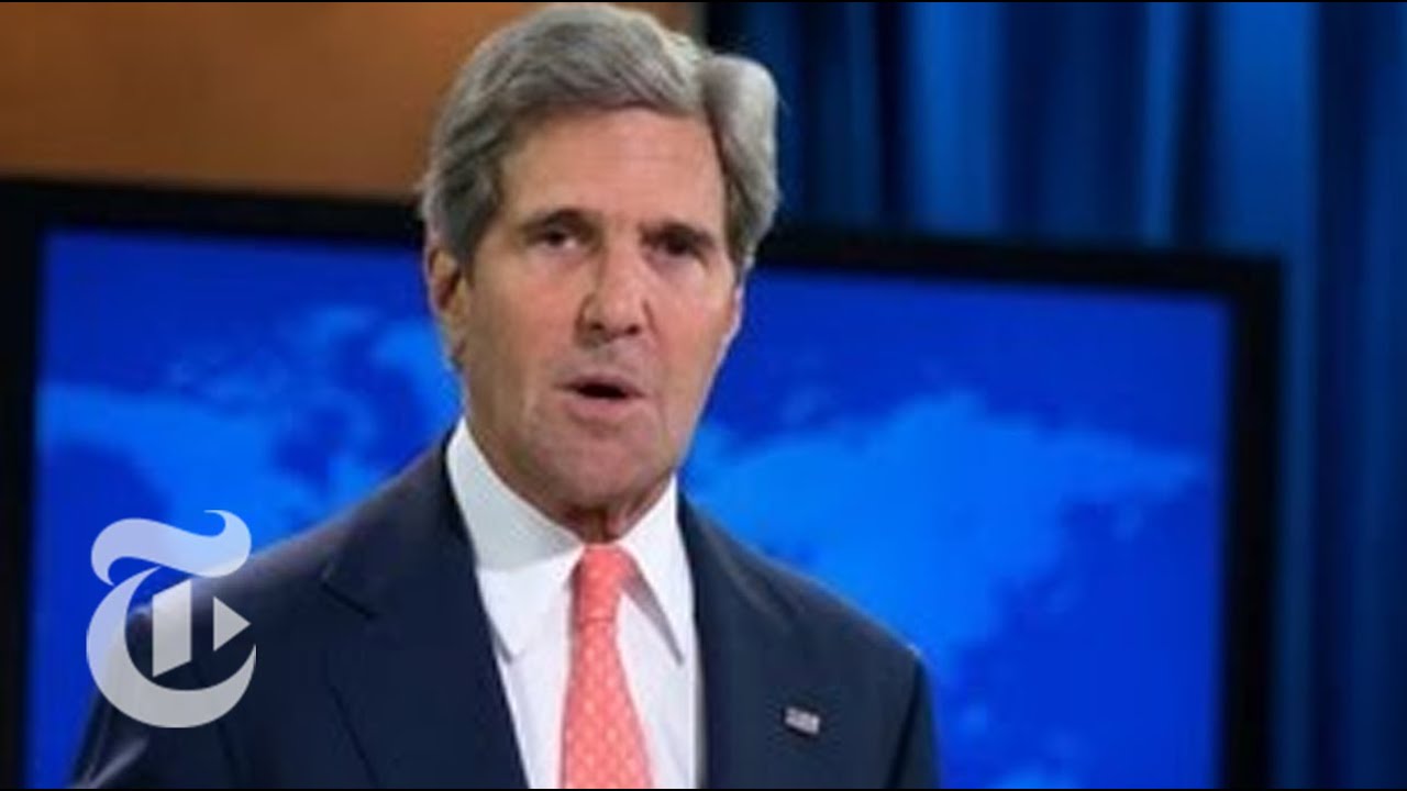Syria War 2013: John Kerry's Statement | The New York Times