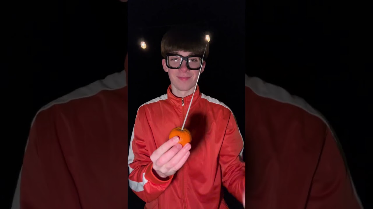 Glowing orange sparkler